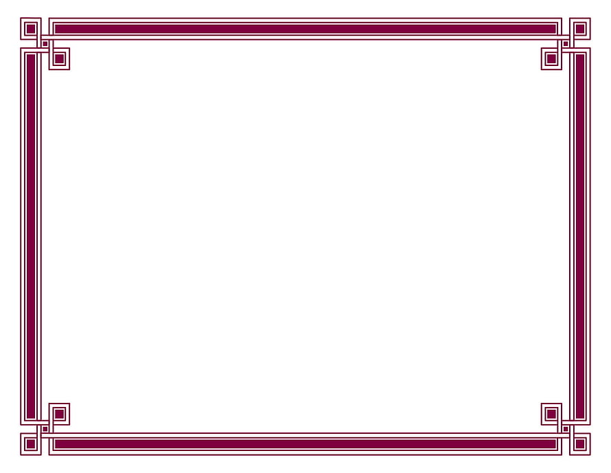 Elegant Maroon Geometric Border Frame Design for Certificates and Documents HD wallpaper