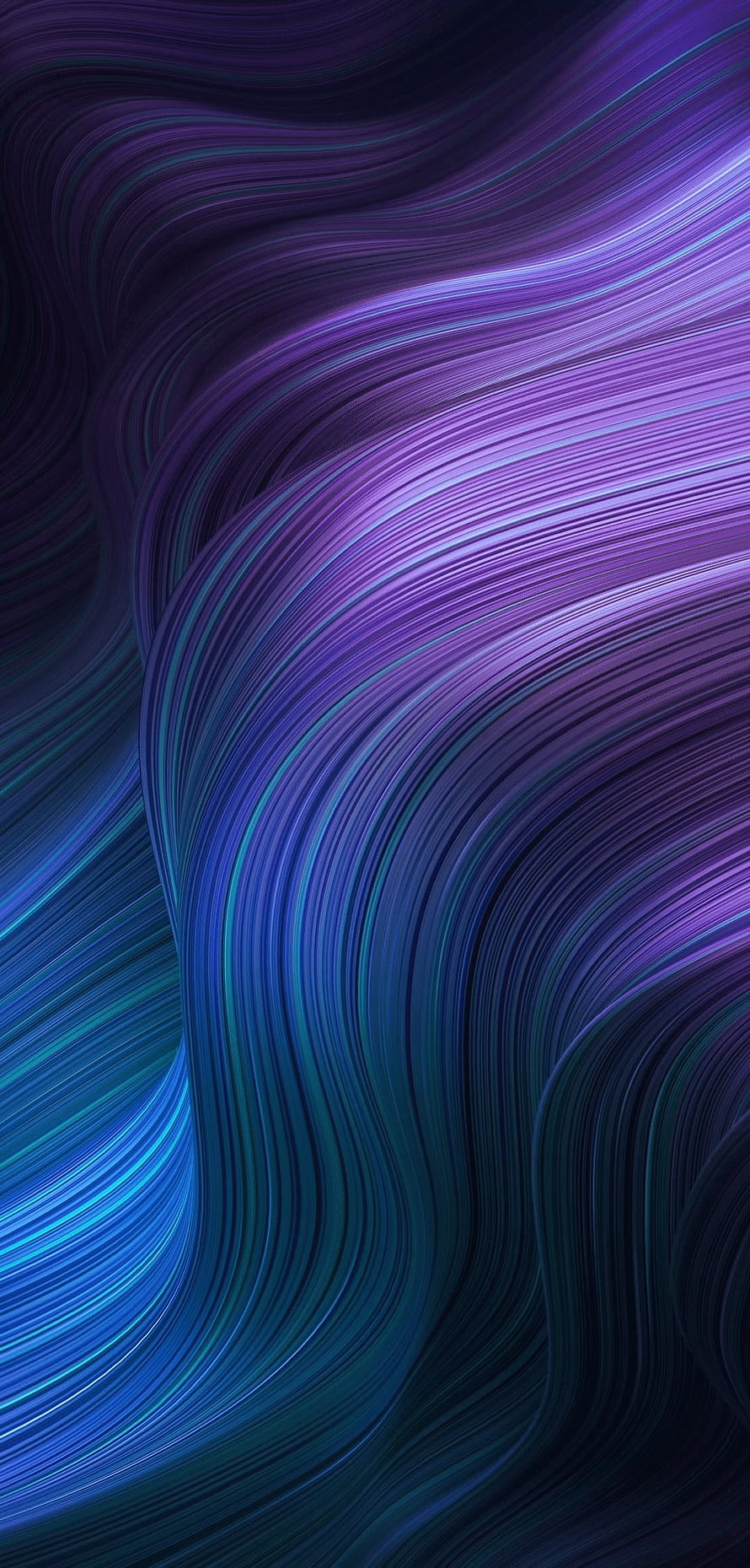 Abstract Purple and Blue Wavy Lines Wallpaper HD phone wallpaper