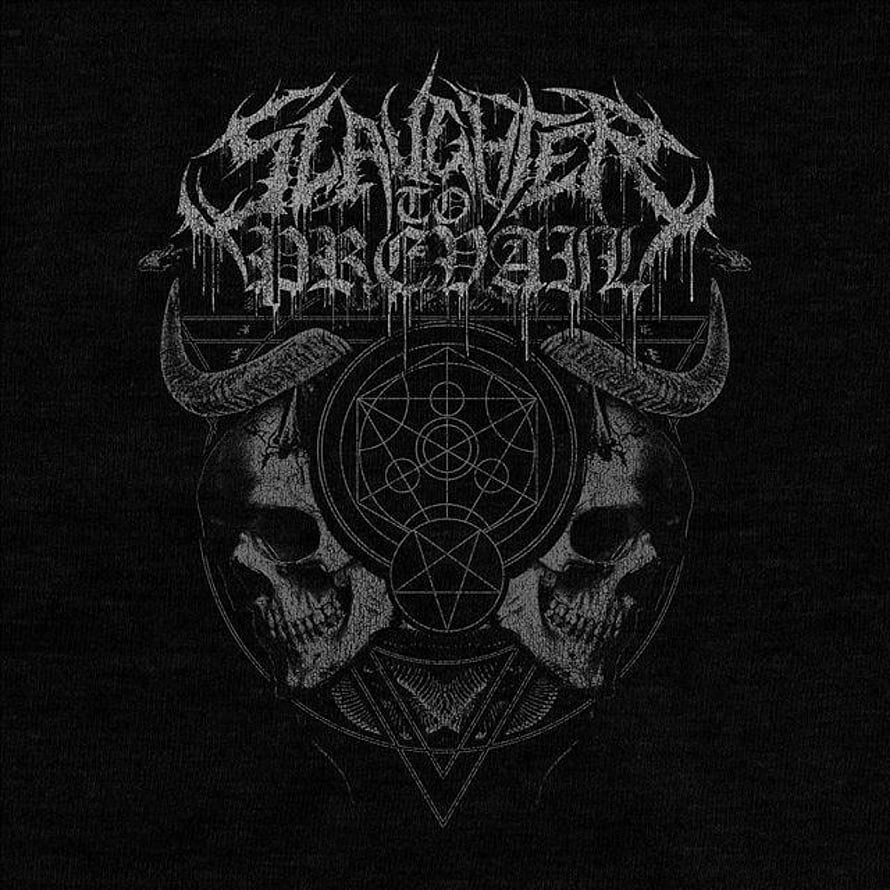 Slaughter To Prevail Death Metal Album Artwork Featuring Skulls and Occult Symbols HD phone wallpaper