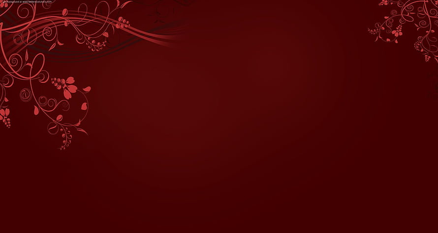 Elegant Dark Red Floral Swirls Vector Background HD wallpaper