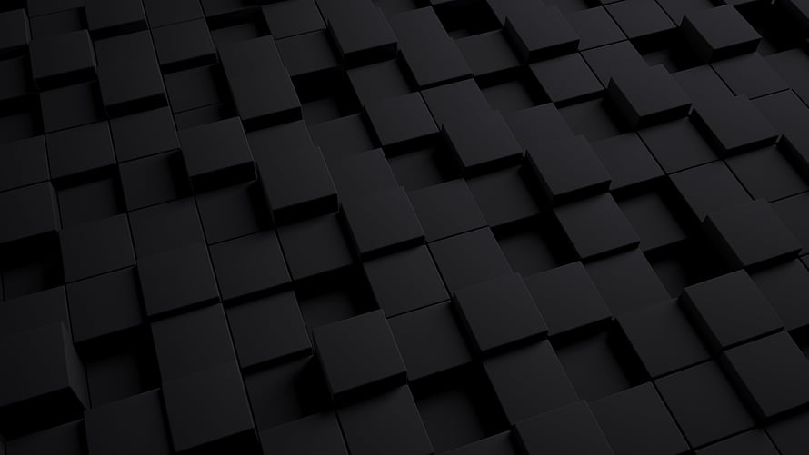 Abstract Dark 3D Geometric Cube Grid Pattern Wallpaper HD wallpaper
