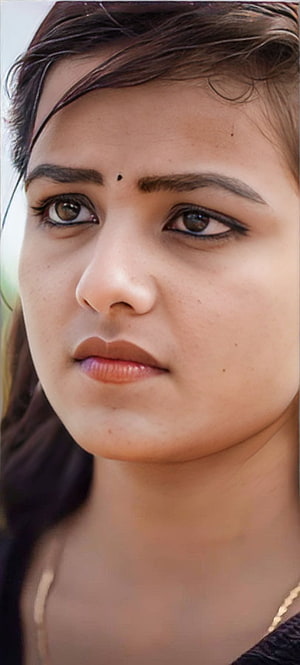 Vaishnavi Chaitanya Close-Up Portrait With Soft Natural Lighting HD phone wallpaper