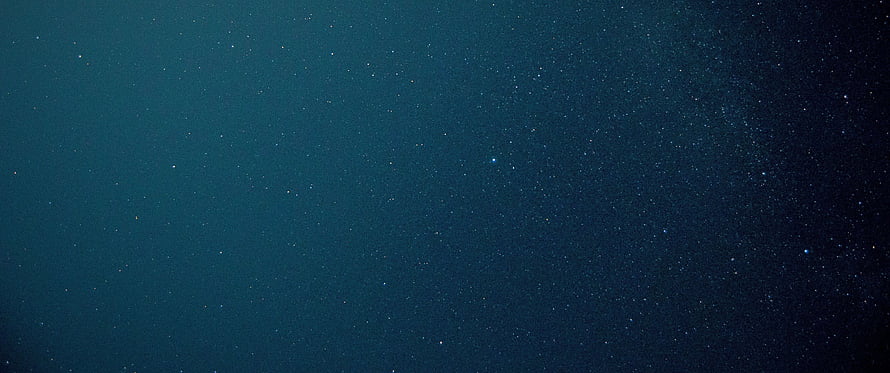 Deep Space Star Field with Teal and Navy Gradient Night Sky HD wallpaper