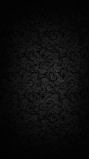 Dark Vintage Floral Damask Pattern Wallpaper HD phone wallpaper