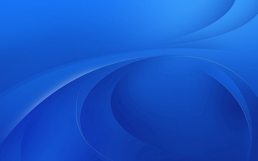 Sleek Blue Abstract Curves and Flowing Oval Shapes for Desktop HD wallpaper