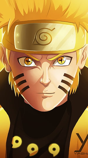 Naruto Uzumaki Six Paths Sage Mode Portrait Anime Wallpaper HD phone wallpaper