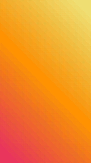Abstract Halftone Dot Gradient Background in Vibrant Orange and Pink HD phone wallpaper