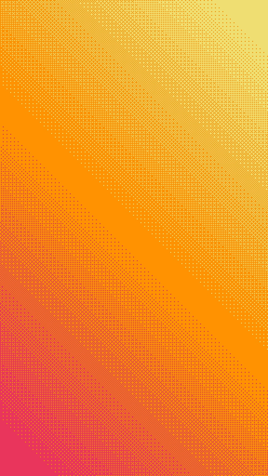 Abstract Halftone Dot Gradient Background in Vibrant Orange and Pink HD phone wallpaper