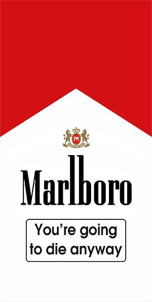 Marlboro Cigarette Pack Design with Bold Red and White Color Scheme HD phone wallpaper