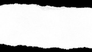 White Torn Paper Strip With Rough Edges On Black Background HD wallpaper