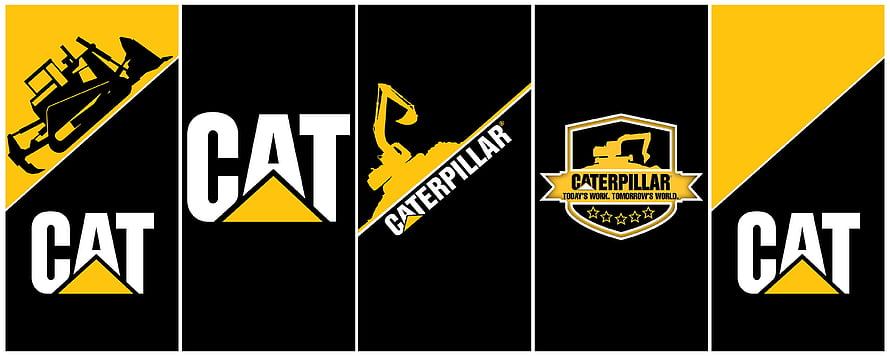 Caterpillar Construction Equipment Brand Logo Collection HD wallpaper