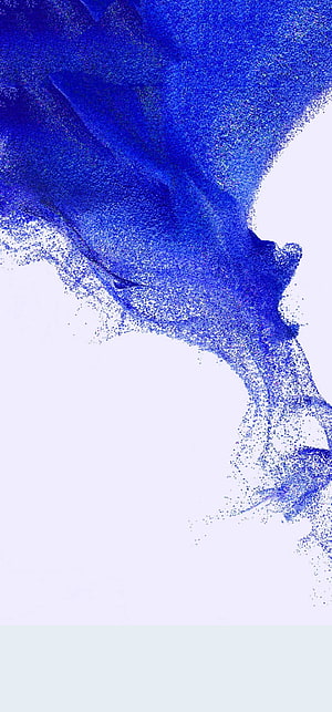 Abstract Blue Particle Wave Flowing on White Background HD phone wallpaper