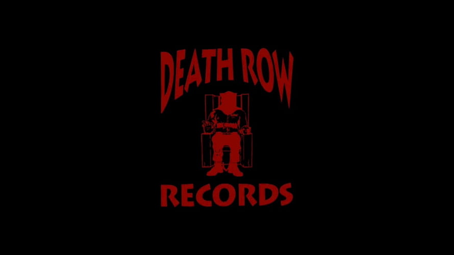 Death Row Records Logo With Iconic Throne Figure On Black Background HD wallpaper