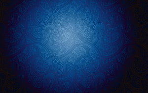 Dark Blue Paisley Pattern Wallpaper With Vintage Floral Swirls And Intricate Ornamental Design HD wallpaper