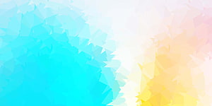Abstract Geometric Low Poly Background With Blue Yellow And Pink Gradient Triangles HD wallpaper