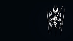 Hollow Knight Pale King and Pale Lurkers Artwork HD wallpaper