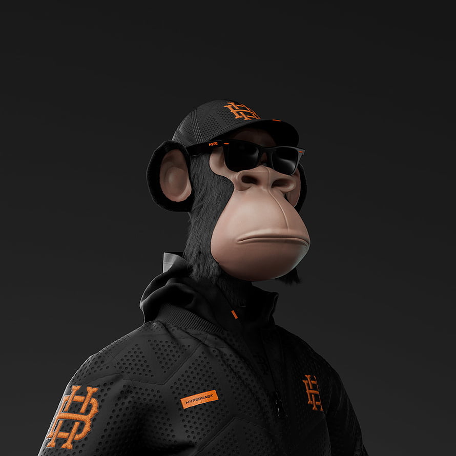 3D Render of a Cool Monkey Wearing Streetwear and Sunglasses HD phone wallpaper