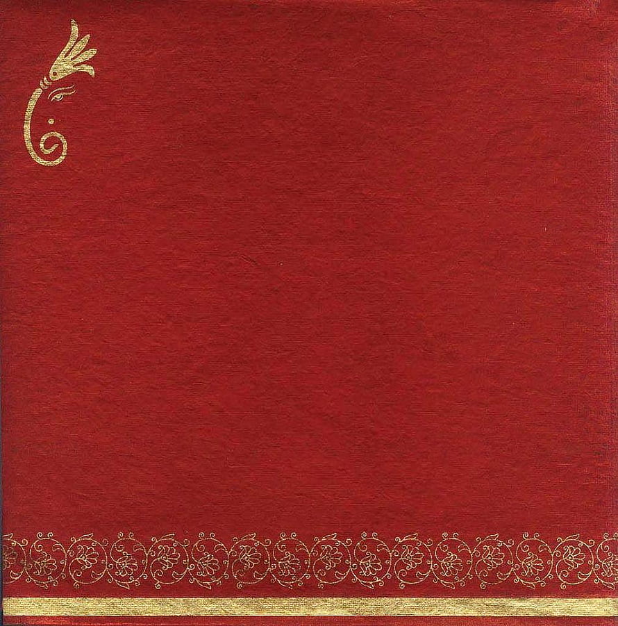 Elegant Red Background With Gold Floral Border And Ornate Corner Design HD phone wallpaper