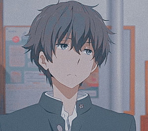 Anime Boy in School Uniform with Muted Aesthetic Color Palette HD wallpaper