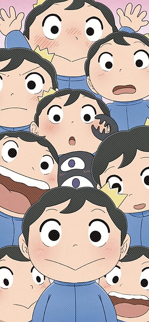 Bojji and the King Anime Character Group Portrait with Expressive Faces HD phone wallpaper