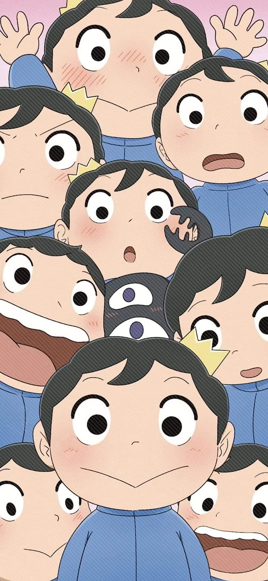 Bojji and the King Anime Character Group Portrait with Expressive Faces HD phone wallpaper
