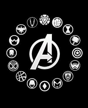 Avengers Infinity War Symbols Circle Wallpaper HD phone wallpaper