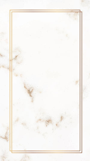 Elegant White Marble Texture With Gold Geometric Frame Background HD phone wallpaper