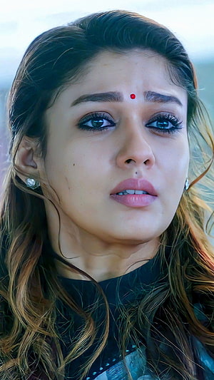 Isha Sharma Emotional Close-Up Portrait With Red Bind HD phone wallpaper