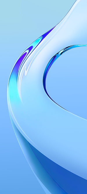 Abstract Blue Liquid Wave Wallpaper With Smooth Curves And Iridescent Highlights HD phone wallpaper