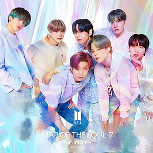 BTS Map of the Soul 7 The Journey Album Cover Art Wallpaper HD phone wallpaper