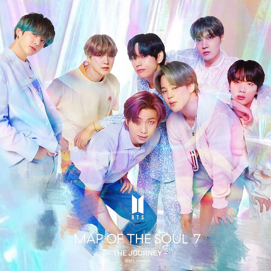 BTS Map of the Soul 7 The Journey Album Cover Art Wallpaper HD phone wallpaper