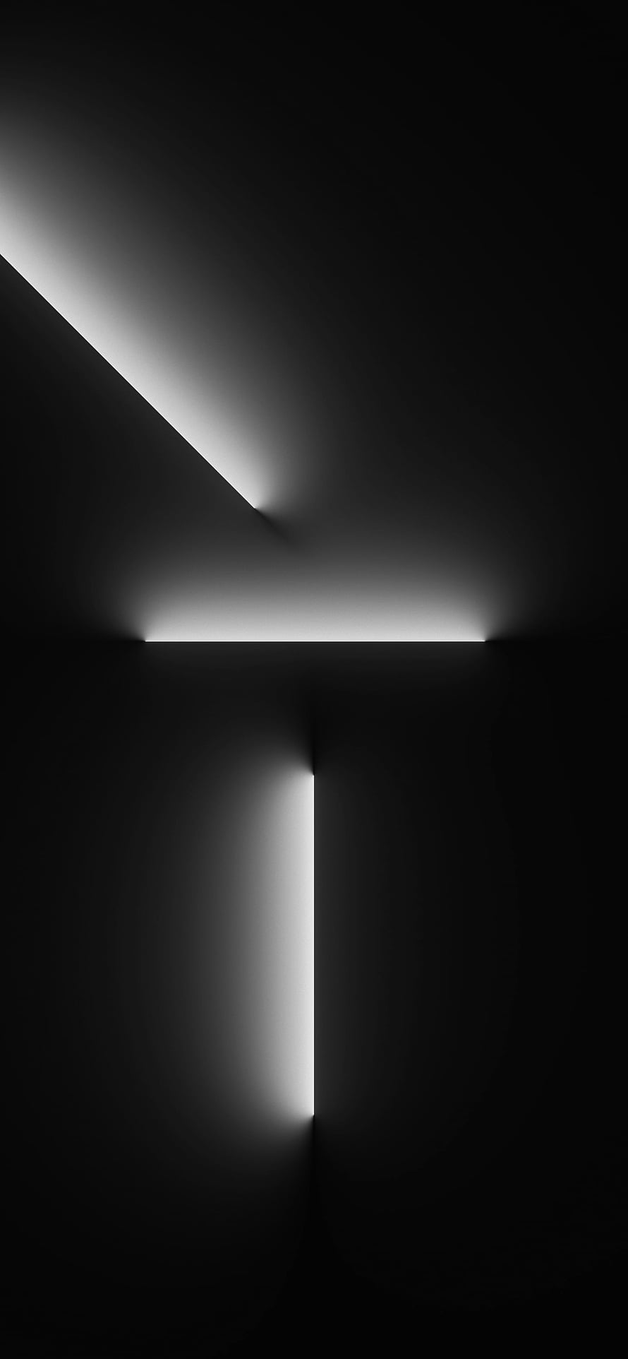 Minimalist Black and White Geometric Light Shadows Abstract Wallpaper HD phone wallpaper