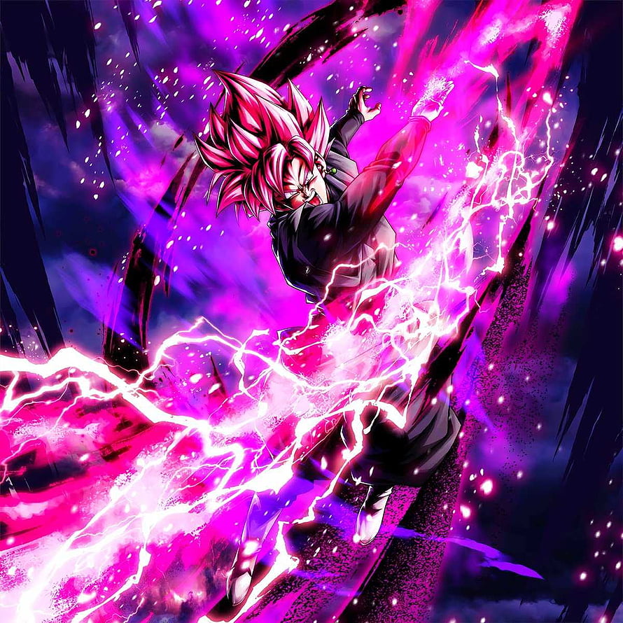 Goku Black Super Saiyan Rose Dragon Ball Super Anime Wallpaper HD phone wallpaper