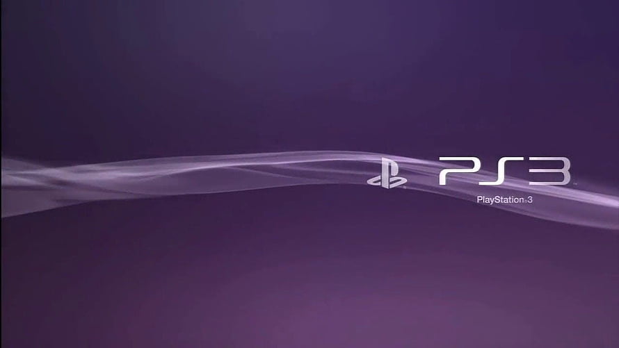 PlayStation 3 Purple Abstract Wave Logo Wallpaper HD wallpaper