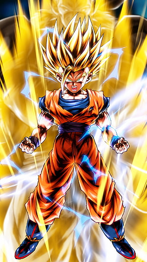 Super Saiyan Goku Dragon Ball Z Anime Character Wallpaper HD phone wallpaper