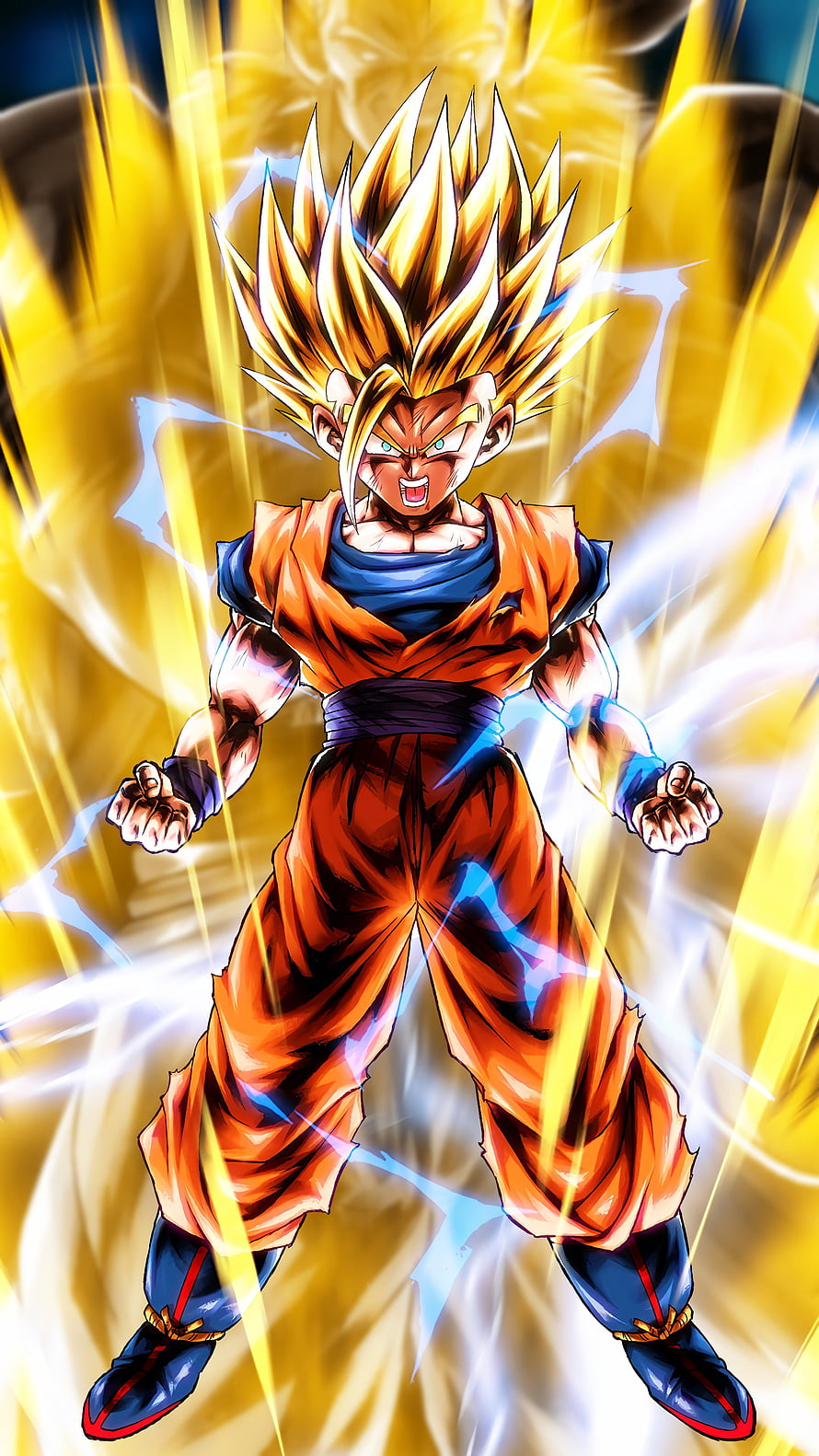 Super Saiyan Goku Dragon Ball Z Anime Character Wallpaper HD phone wallpaper