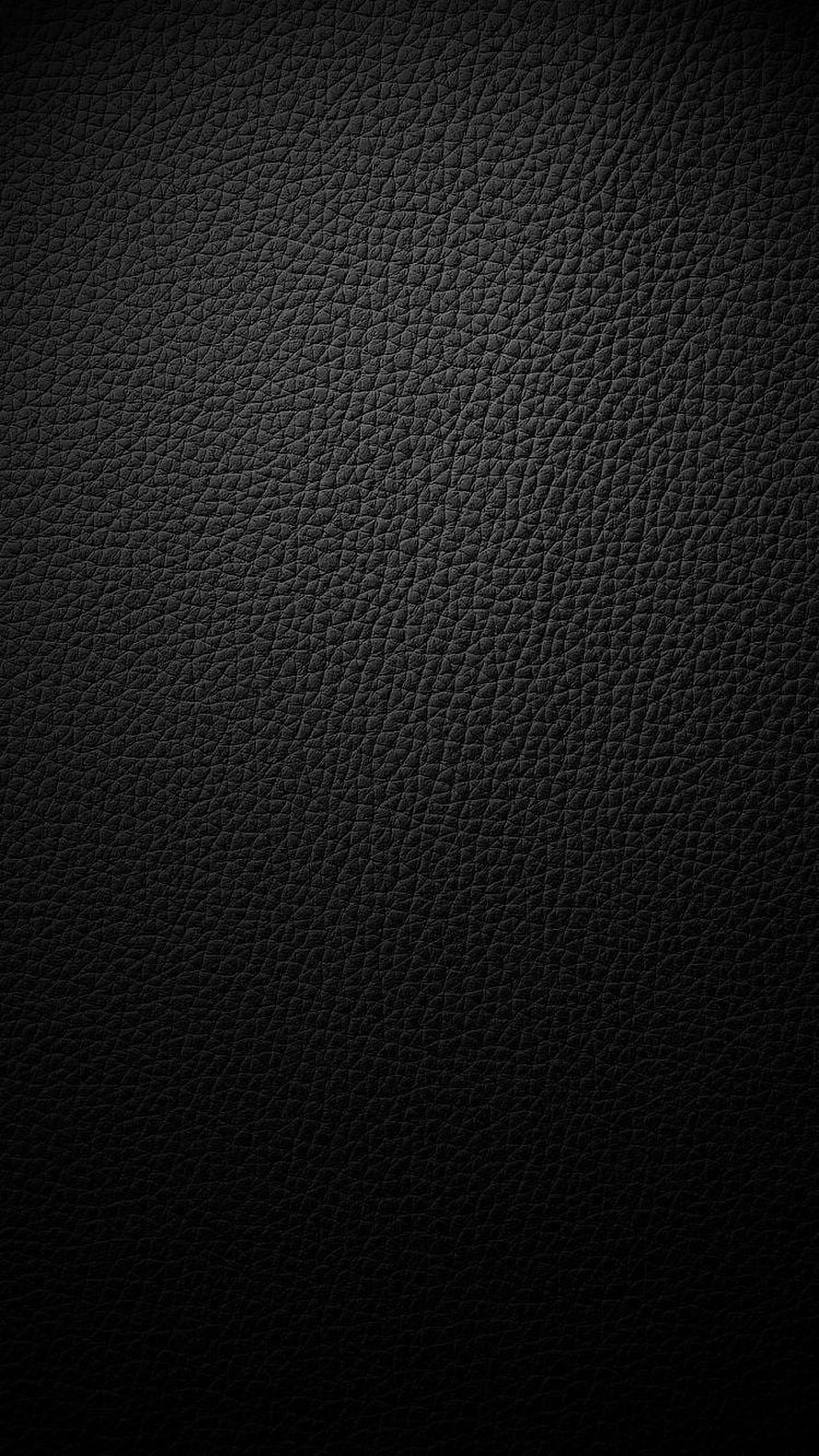 Dark Black Leather Texture with Subtle Grain Pattern and Minimalist Aesthetic HD phone wallpaper