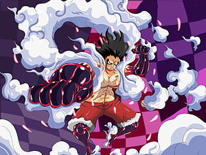Monkey D. Luffy Gear Five Infobox Artwork from One Piece HD wallpaper