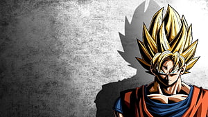 Super Saiyan Son Goku in Dragon Ball Xenoverse 2 Anime Style HD wallpaper