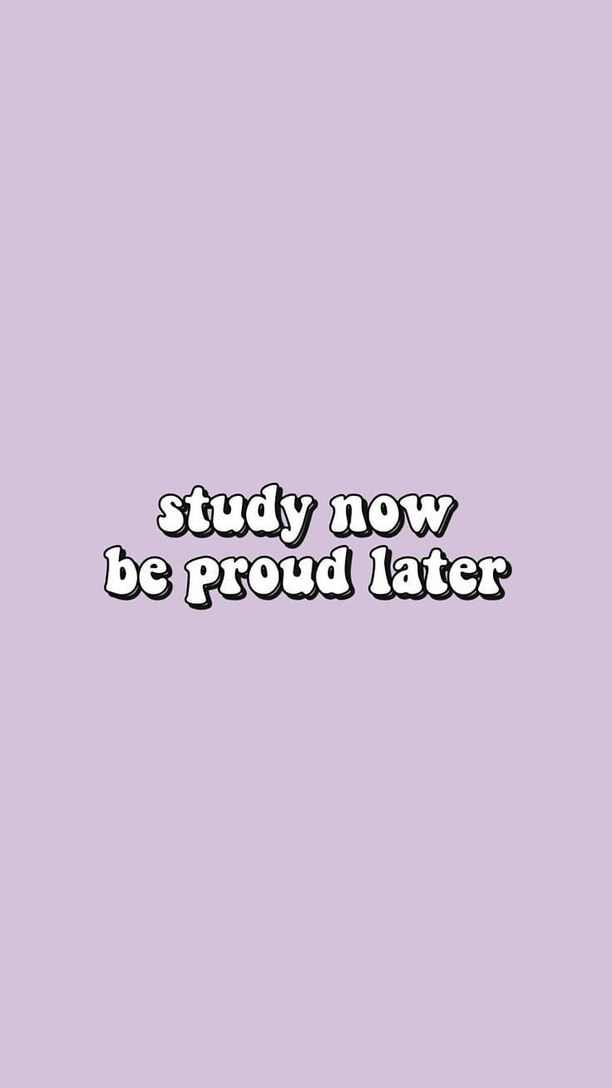 Motivational Study Quote on Soft Lavender Background HD phone wallpaper