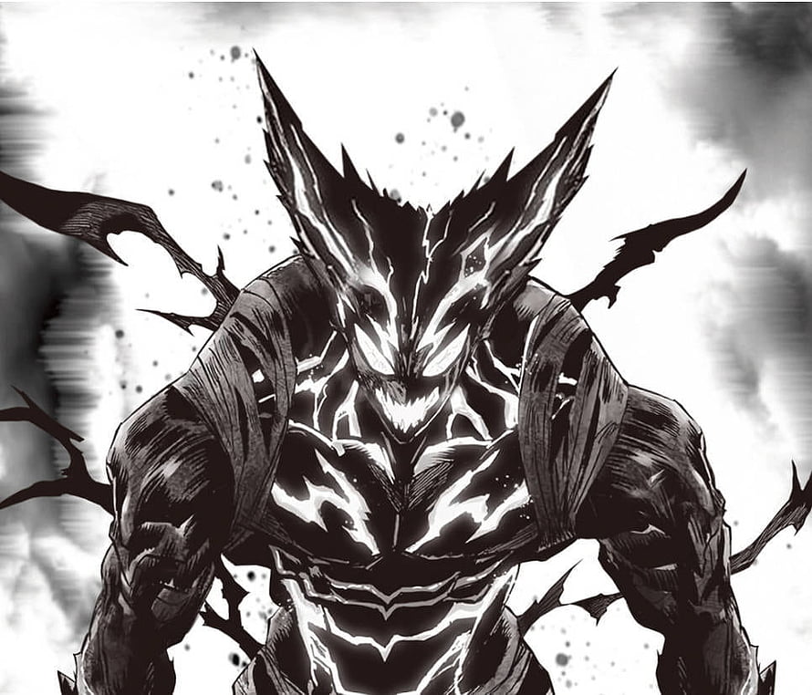 Cosmic Garou Monster Form Manga Illustration HD wallpaper