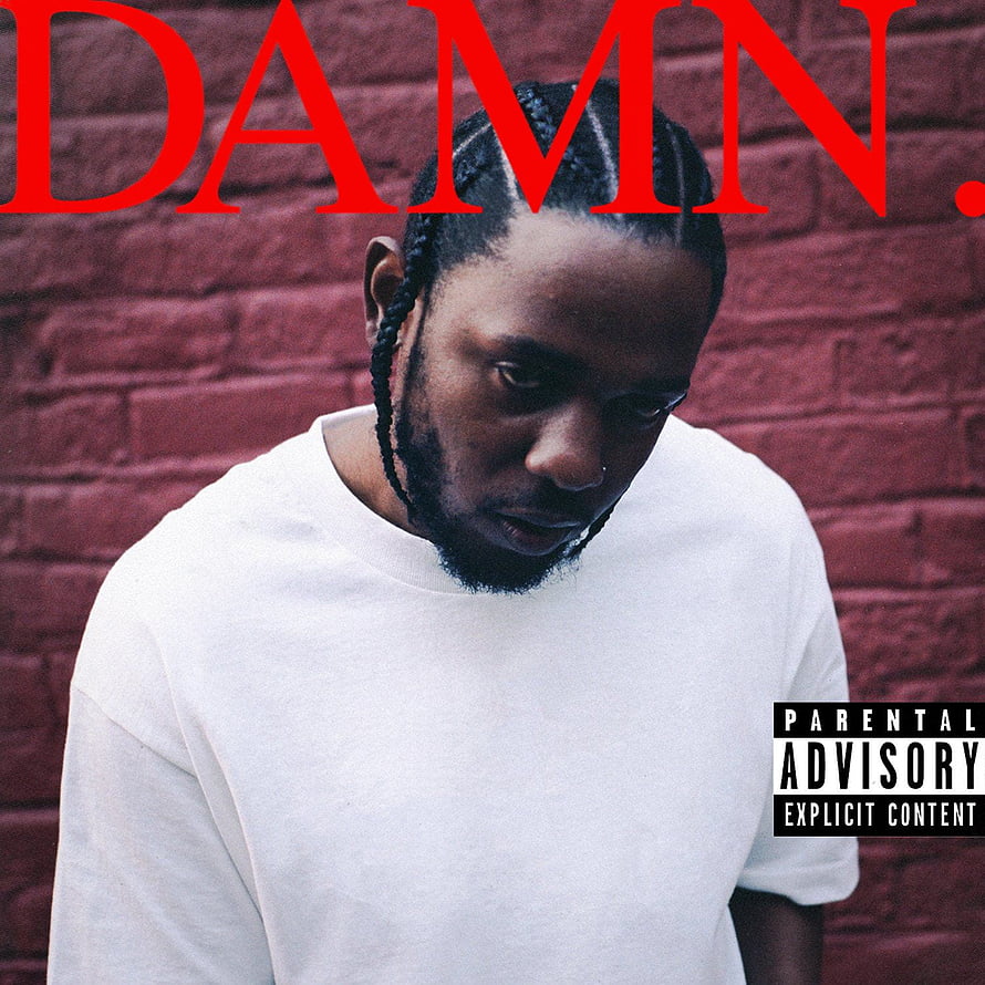 Kendrick Lamar Damn Album Cover Artwork Portrait Against Red Brick Wall HD phone wallpaper