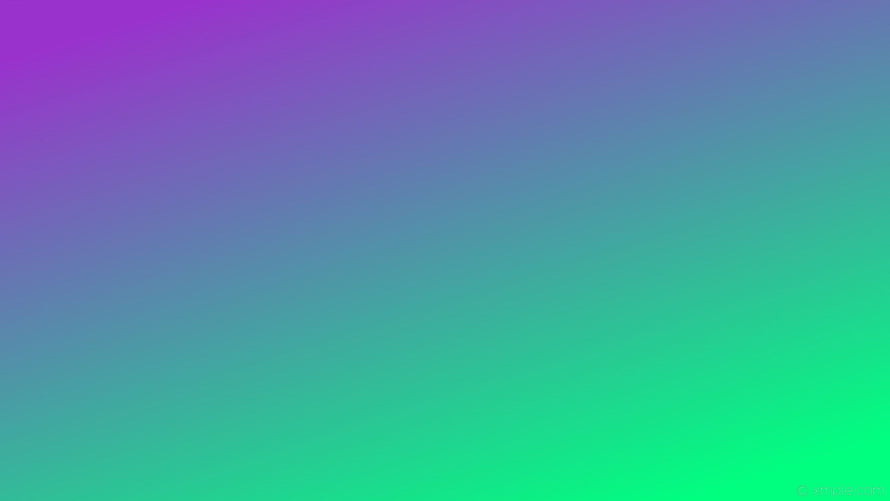 Vibrant Purple to Green Diagonal Color Gradient Background HD wallpaper