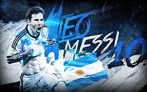 Lionel Messi Argentina Soccer Player Celebration Wallpaper HD wallpaper