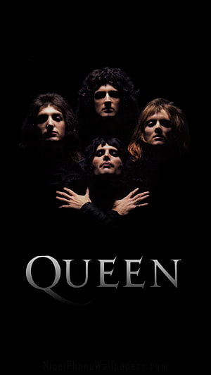 Queen Band Members Dramatic Portrait Wallpaper HD phone wallpaper