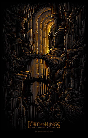 The Lord of the Rings Fellowship of the Ring Dan Mumford Illustration HD phone wallpaper