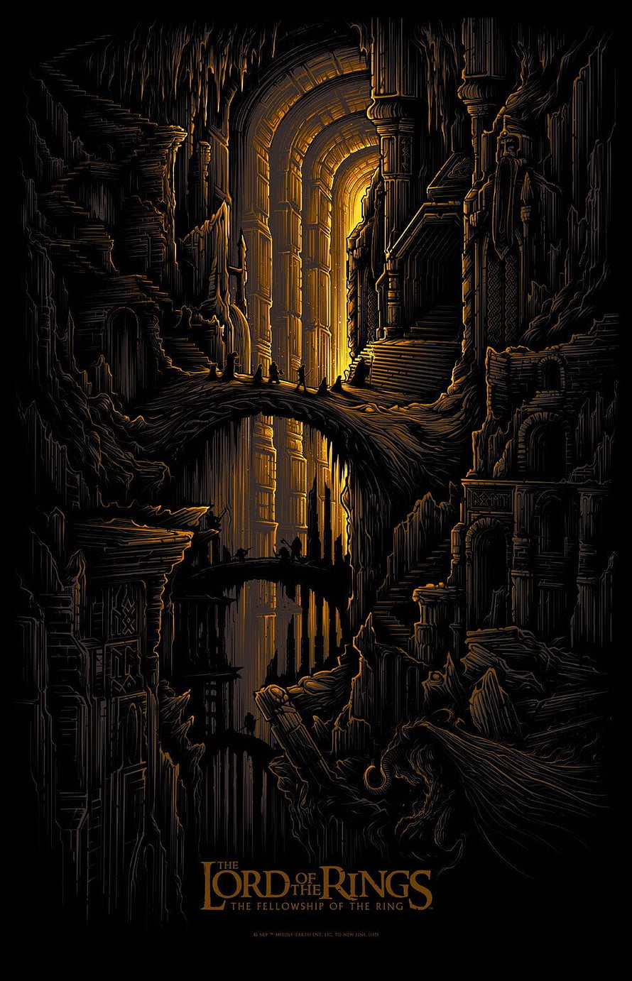 The Lord of the Rings Fellowship of the Ring Dan Mumford Illustration HD phone wallpaper