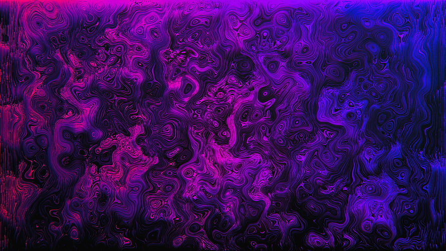 Vibrant Purple and Pink Swirling Abstract Digital Art Pattern HD wallpaper