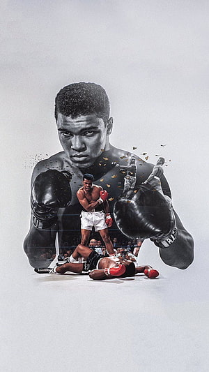 Muhammad Ali Legendary Boxing Champion Artwork HD phone wallpaper