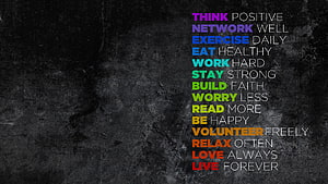 Motivational Life Advice Typography On Dark Grunge Concrete Background HD wallpaper